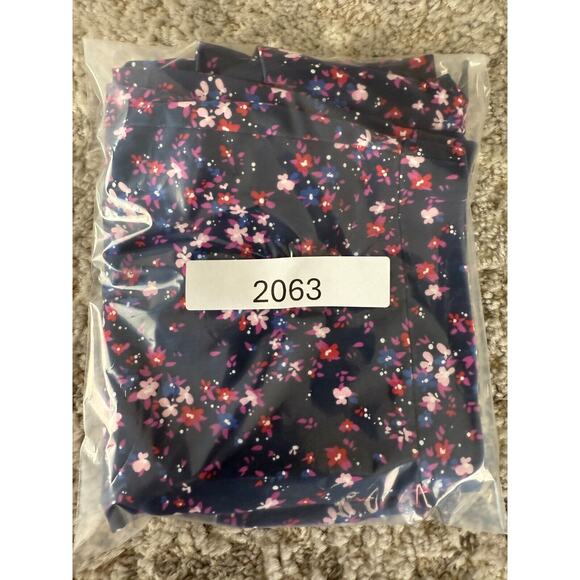 J Crew Size 2 Floral Print Knee Length Pencil Skirt Multi Colored Zip Casual - Picture 7 of 7